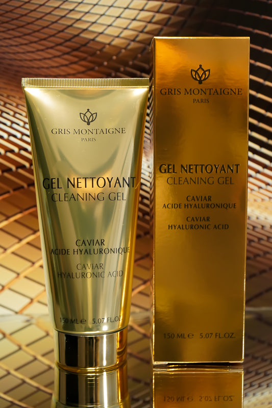 Gel Nettoyant Visage Caviar/Acide Hyaluronique - Gris Montaigne